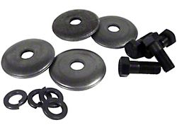 1963-1982 Corvette Lower A-Arm Bushing Retainer Bolts and Lockwashers. 12 Piece Set