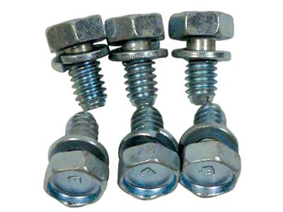 1963-1967 Corvette Lower Ignition Shield Bracket Bolts. 6 Piece