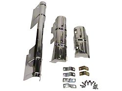 Auto Accessories of America 1963 Corvette Lower Ignition Shield Set. with Brackets