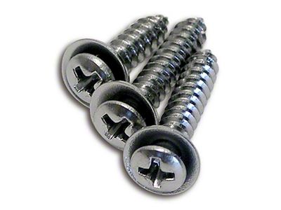 1968-1977 Corvette Lower Steering Column Cover Screws. 3 Piece