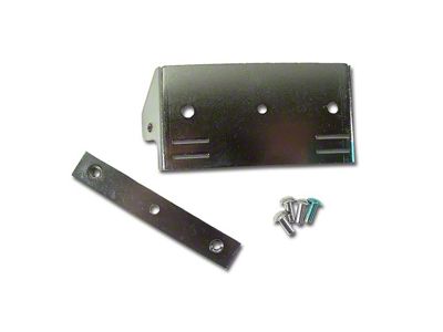 1956-1960 Corvette Lower Trunk Latch Adapter. On Body
