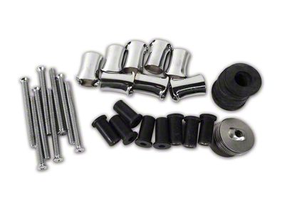 1968-1982 Corvette Luggage Rack Hardware Kit. 6 and 8 Hole Stainless Steel