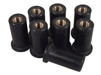 1968-1977 Corvette Luggage Rack Mounting Well Nuts 8 Pieces
