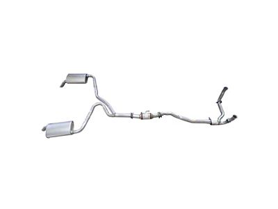 Manifold-Back Catted Exhaust System with Round Mufflers (1976 Corvette C3 w/ A.I.R.)