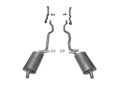 Manifold-Back Exhaust System with Separate Secondary Pipe and Muffler (1963 Corvette C2 w/ Manual Transmission)