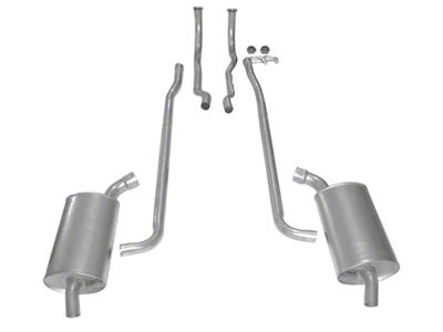 Manifold-Back Exhaust System with Separate Secondary Pipe and Muffler (64-65 Corvette C2; 66-67 Corvette C2 w/ Automatic Transmission)