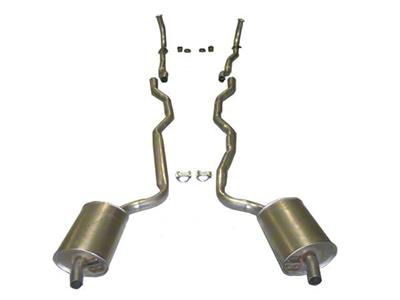 Manifold-Back Exhaust System with Welded Secondary Pipe and Muffler (1963 Corvette C2 w/ Manual Transmission)
