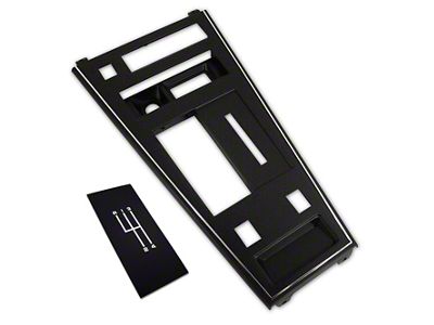 Manual Shifter Console Plate Kit with Power Windows and Rear Defrost (77-80 Corvette C3)