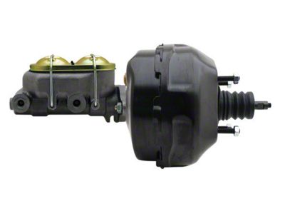 1968-1976 Corvette Master Cylinder and Booster, Replacement - Black
