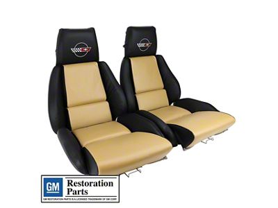 1984-1988 Corvette Mounted Embroidered Seat Cover Parts and Labor Bundle - Standard without Perf