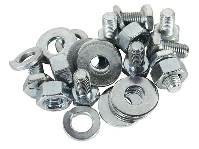 1964-1967 Corvette Muffler Hanger Bolt, Nut and Lockwasher Set