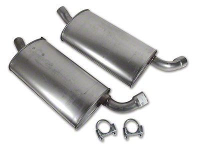Mufflers; 2-Inch (63-67 Corvette C2)