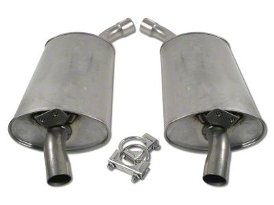 Mufflers; 2-Inch (68-73 Corvette C3)