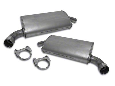 Mufflers; 2.50-Inch (63-67 Corvette C2)