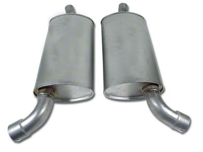 Mufflers; 2.50-Inch (68-73 Corvette C3)