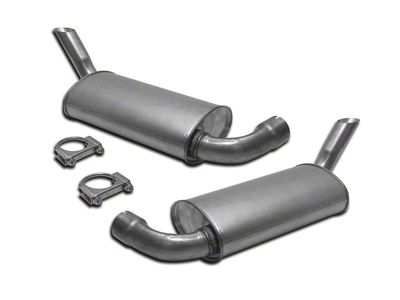 Mufflers; 2.50-Inch (78-82 Corvette C3)