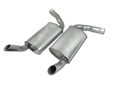 Mufflers; 2.50-Inch Oval (74-78 Corvette C3)