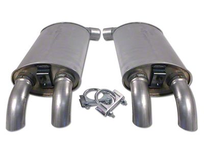 1984 Corvette Mufflers. Aluminized with Tips