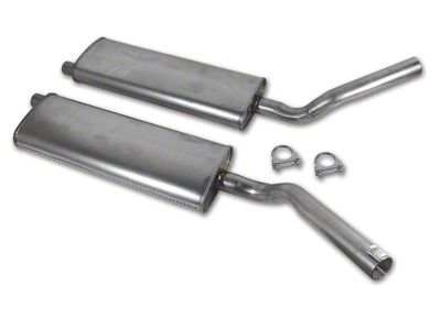 Mufflers; Oval (56-62 Corvette C1)