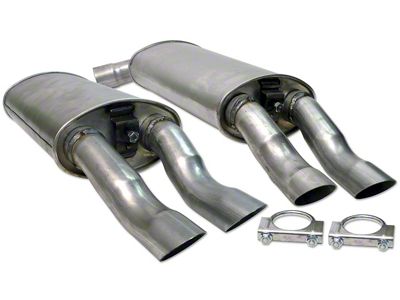 Mufflers with Tips (85-90 Corvette C4)