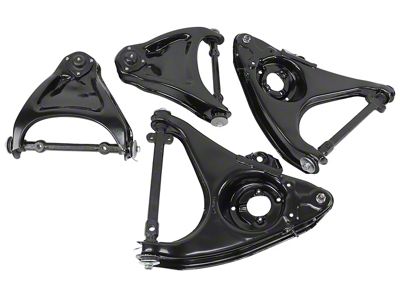 1963-1982 Corvette New Upper And Lower A-Arms with Shafts, Bushings, And Ball Joints Pre-Installed