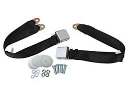Non-Retractable Lap Seat Belts with Lift Top Buckle (63-67 Corvette C2)