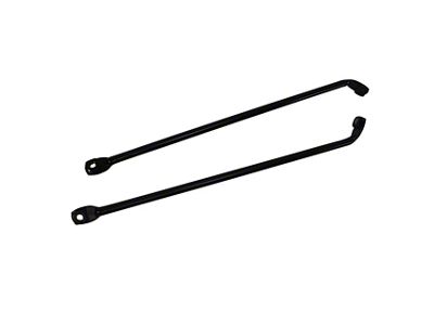 Nose and Headlight Support Rod; Set (63-65 Corvette C2)
