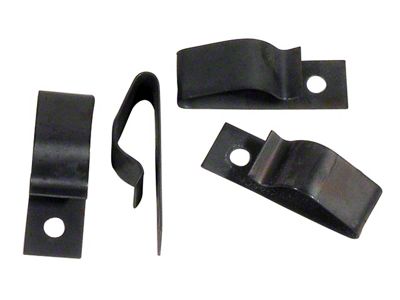 1958-1962 Corvette Nose Panel Headlight Harness Clips. 4 Piece