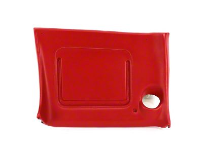 NQP Dash Pad; Red; Lower Passenger Side (1977 Corvette C3)