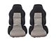 CA OE Spec 2-Tone Leather/Vinyl Mounted Standard Seat Upholstery (94-96 Corvette C4)