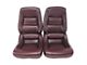 CA OE Spec Leather 4-Inch Bolster Seat Upholstery (78-82 Corvette C3)