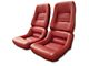 CA OE Spec Leather 4-Inch Bolster Seat Upholstery (78-82 Corvette C3)