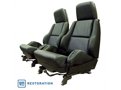 OE Spec Leather Sport Seat Upholstery without Perforated Inserts (84-88 Corvette C4)