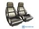 CA OE Spec Leather Sport Seat Upholstery without Perforated Inserts (84-88 Corvette C4)