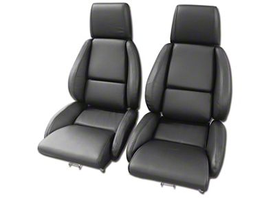 CA OE Spec Leather Standard Seat Upholstery without Perforated Inserts (84-88 Corvette C4)