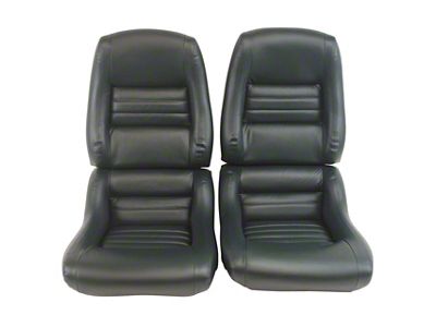 OE Spec Leather/Vinyl Mounted 2-Inch Bolster Seat Upholstery (79-82 Corvette C3)