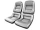 CA OE Spec Leather/Vinyl Mounted 2-Inch Bolster Seat Upholstery (79-82 Corvette C3)