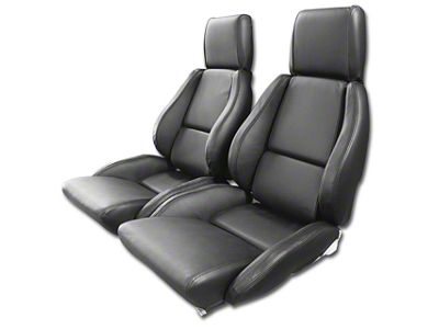 OE Spec Leather/Vinyl Mounted Standard Seat Upholstery (84-88 Corvette C4)