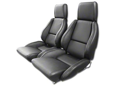 CA OE Spec Leather/Vinyl Mounted Standard Seat Upholstery (84-88 Corvette C4)