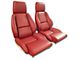CA OE Spec Leather/Vinyl Mounted Standard Seat Upholstery (84-88 Corvette C4)