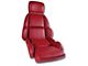 CA OE Spec Leather/Vinyl Mounted Standard Seat Upholstery (89-92 Corvette C4)