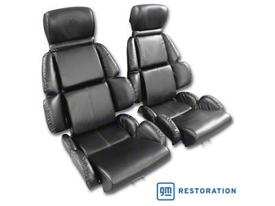 OE Spec Leather/Vinyl Mounted Standard Seat Upholstery (1993 Corvette C4)