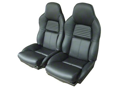 CA OE Spec Leather/Vinyl Mounted Standard Seat Upholstery (94-96 Corvette C4)