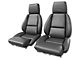 CA OE Spec Leather/Vinyl Mounted Standard Seat Upholstery without Perforations (84-88 Corvette C4)