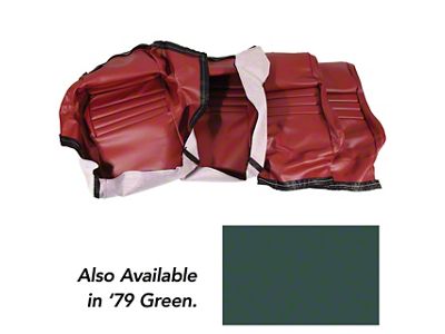 CA OE Style Leather-Like Vinyl 2-Inch Bolster Seat Upholstery (78-82 Corvette C3)