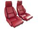 CA OE Style Leather-Like Vinyl Mounted Standard Seat Upholstery without Perforations (84-88 Corvette C4)