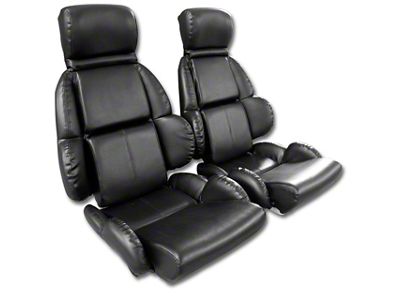 OE Style Leather-Like Vinyl Mounted Standard Seat Upholstery (89-92 Corvette C4)