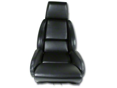 OE Style Leather-Like Vinyl Standard Seat Upholstery without Perforated Inserts (84-88 Corvette C4)