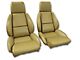 CA OE Style Leather-Like Vinyl Standard Seat Upholstery without Perforated Inserts (84-88 Corvette C4)