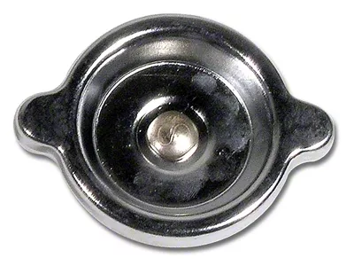 Oil Filler Cap with S Head; Chrome (68-70 Corvette C2)